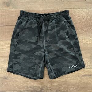 NOBULL Black Camo Athletic Shorts